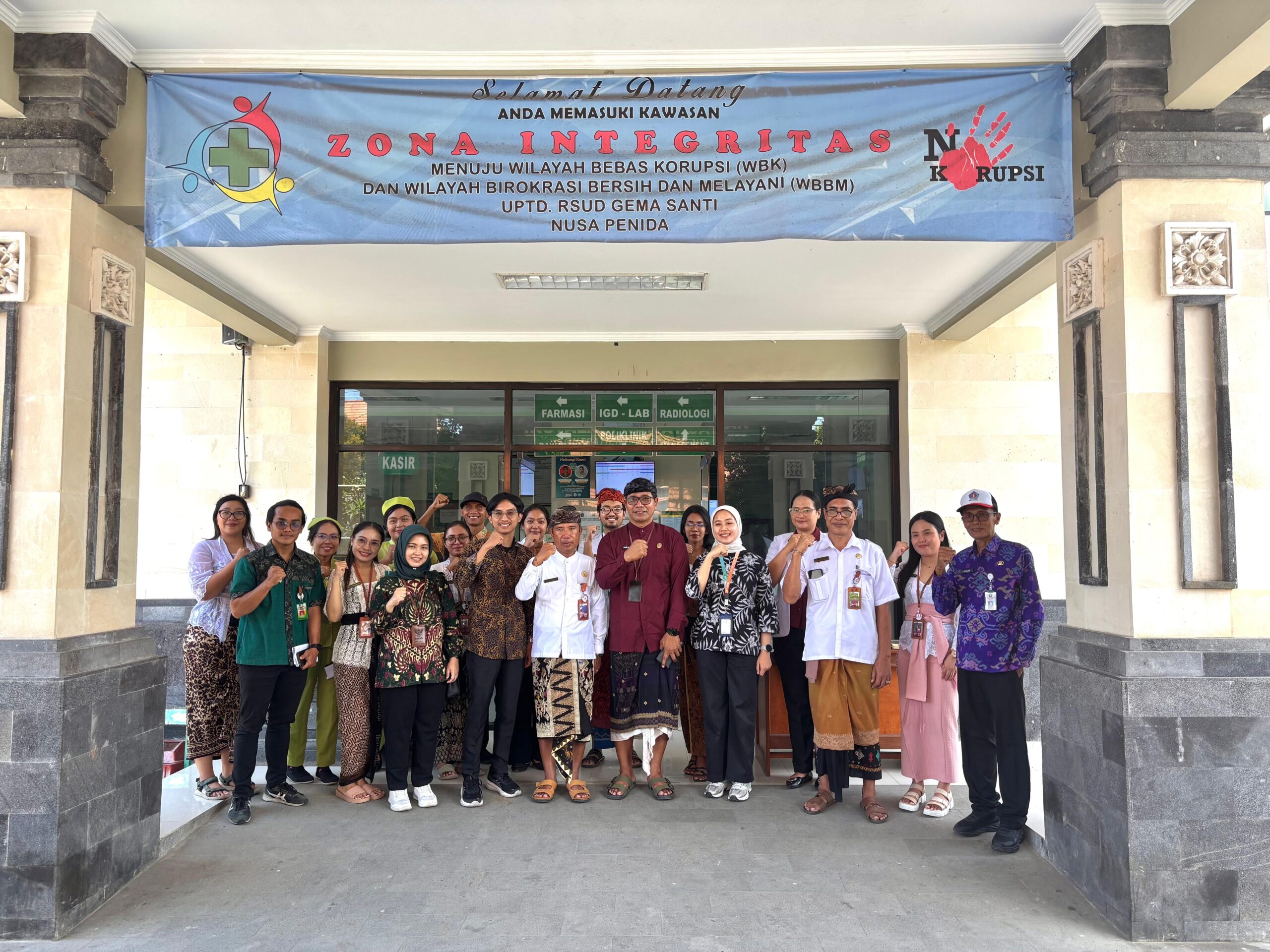 Kunjungan Lapangan Zona Integritas Tim Penilai Nasional Kemenpan RB di RSUD Gema Santi Nusa Penida